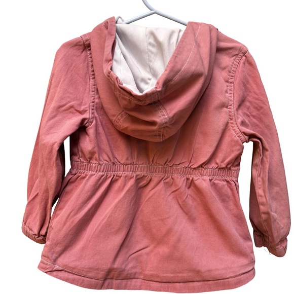 T Tahari Pink Hooded Snap Button Jacket 4T - Picture 2 of 9